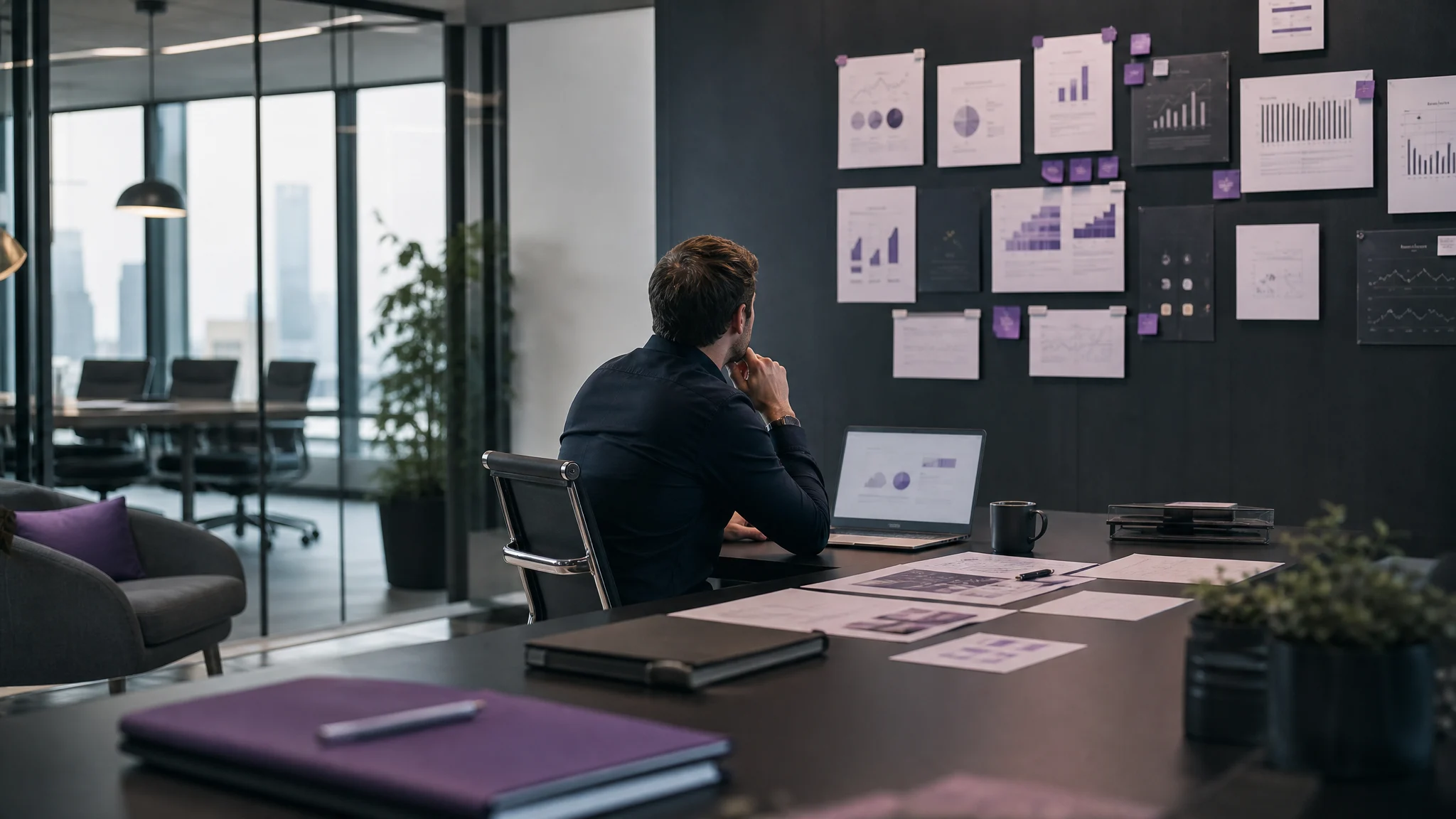 Founder reviewing SaaS valuation drivers, operating levers, and buyer confidence signals before an exit